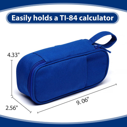 Large Pencil Case 1800ml - Heavy Duty Canvas School Supplies Organizer for Kids Students