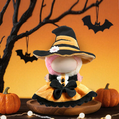 3 Piece Handmade Crochet Outfit for 17cm Dolls - Heart Sweater Hat & Bag Set