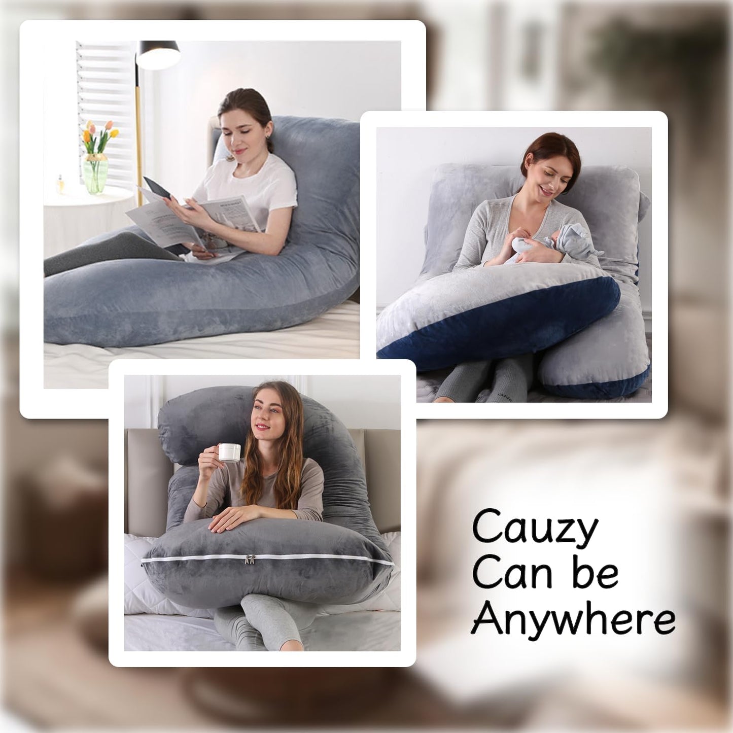 Full Body Pregnancy Pillow 57 Inch Maternity Support Pillow