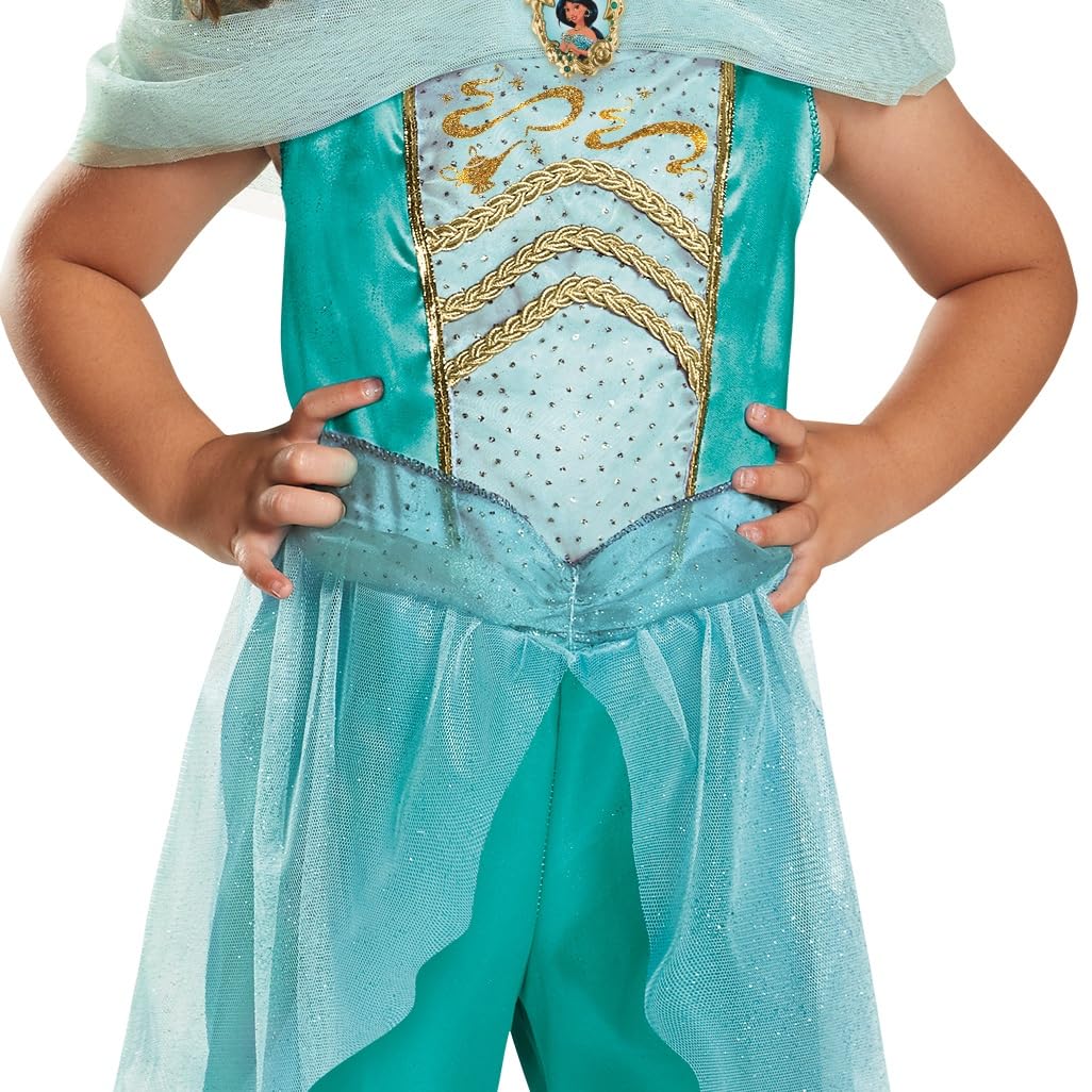 Princess Jasmine Costume - Classic Toddler Girls Halloween Outfit