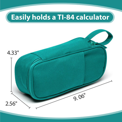 Large Pencil Case 1800ml - Heavy Duty Canvas School Supplies Organizer for Kids Students