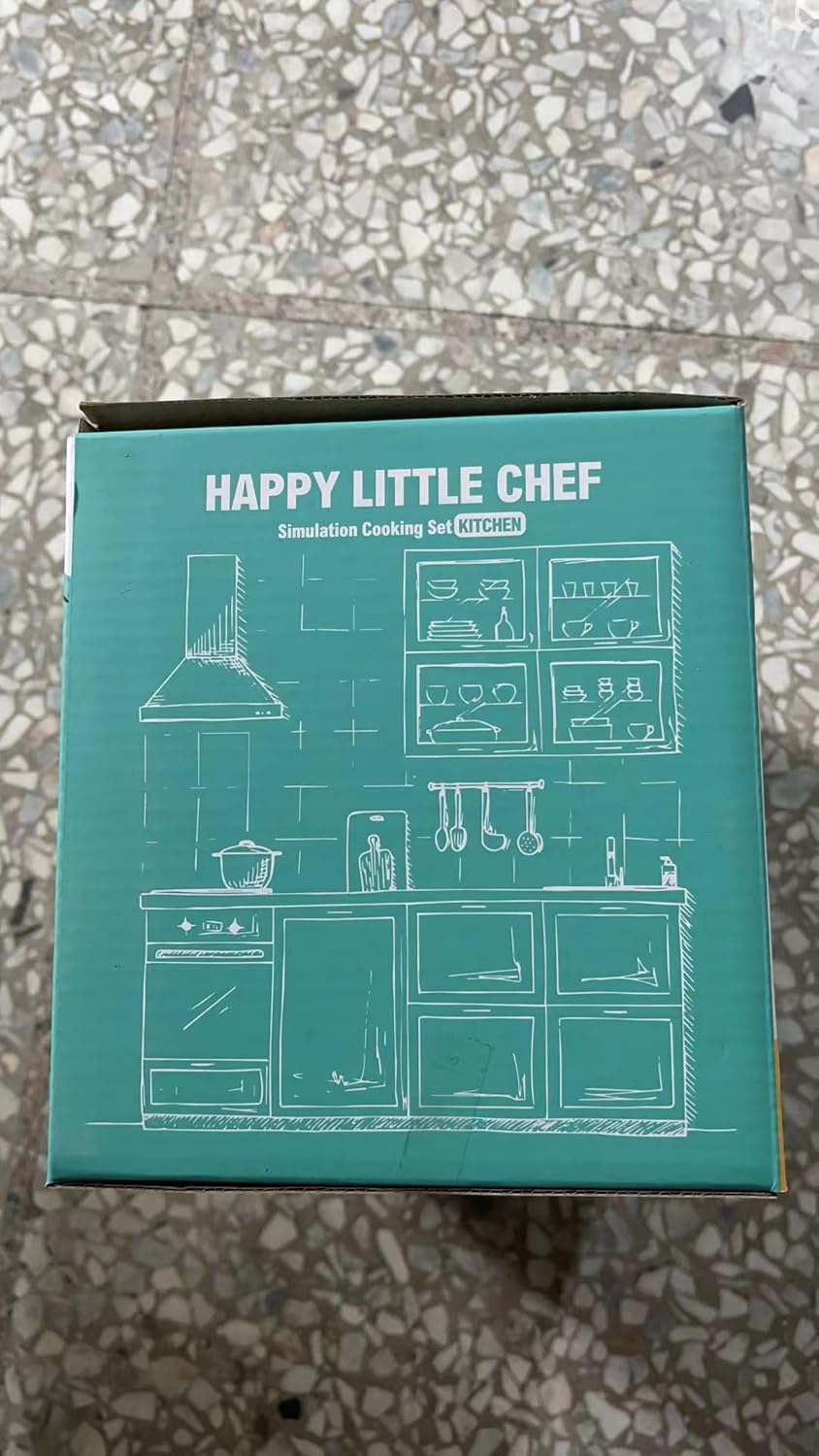 Kids Kitchen Playset - 38Pcs Stainless Steel Pots Pans Cooking Toys with Play Food Set