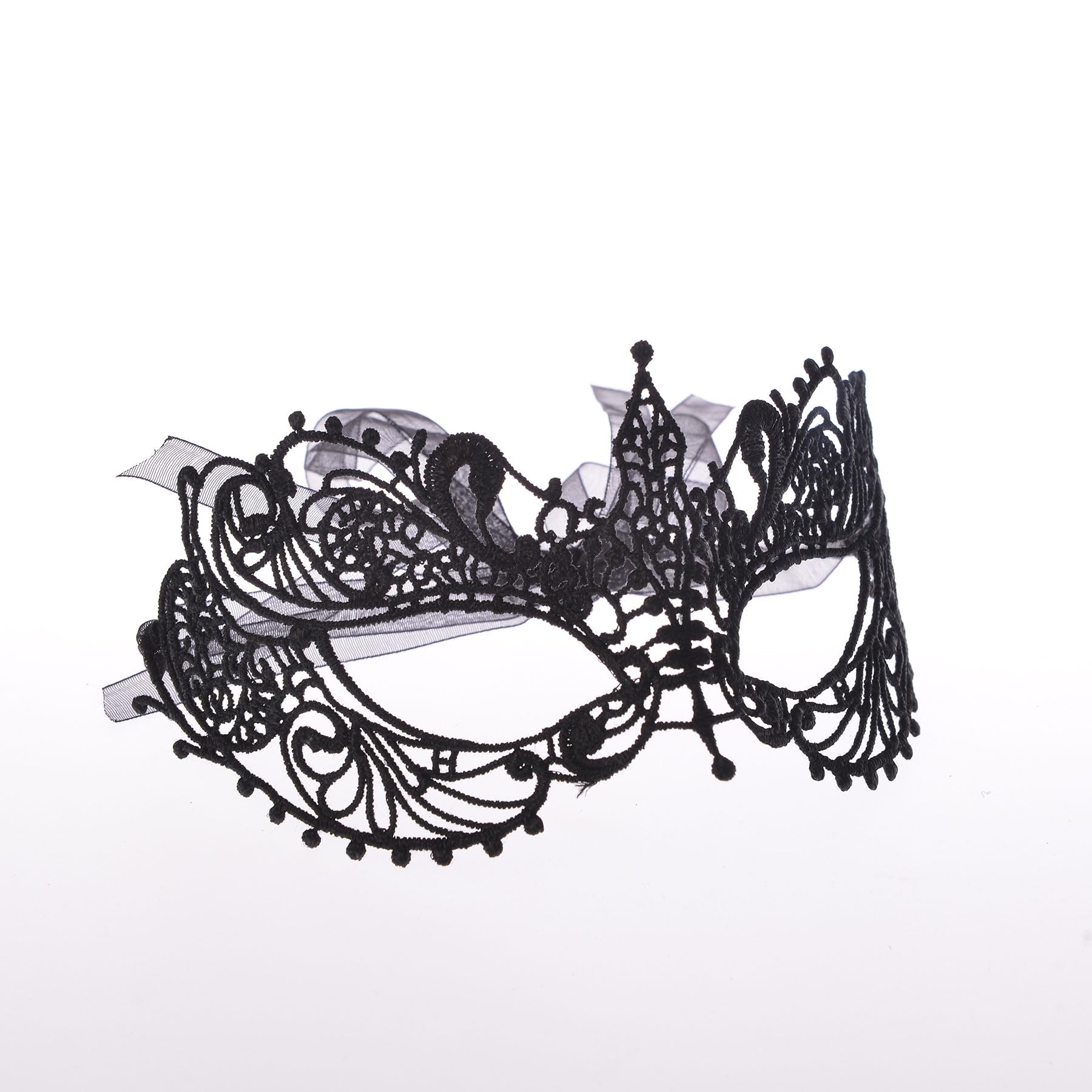 Vintage Venetian Masquerade Masks for Women - Classic Half Face Masks for Parties - 3 Piece Set