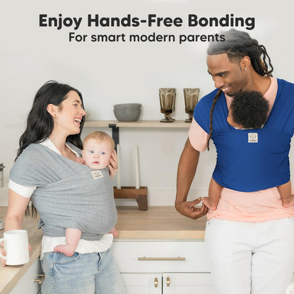 Baby Wrap Carrier Newborn to Toddler Hands-Free Infant Sling