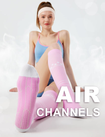 Compression Socks 20-30mmHg 3 Pairs Women Men Circulation Support