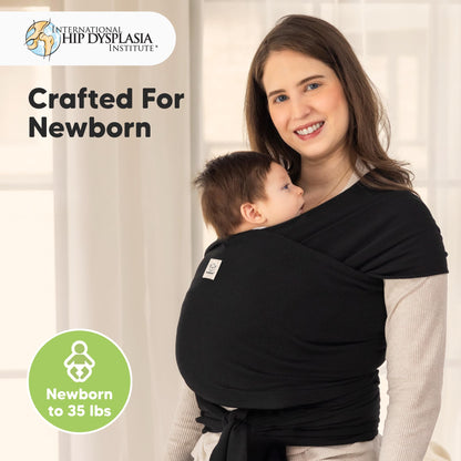 Baby Wrap Carrier Newborn to Toddler Hands-Free Infant Sling