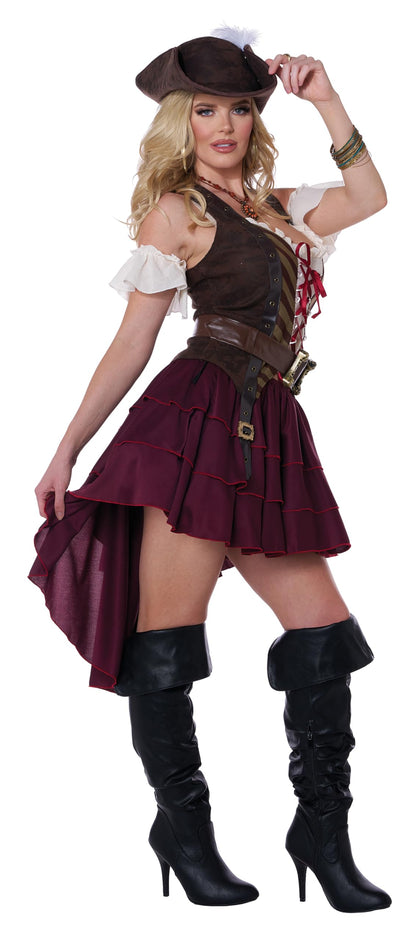 Swashbuckler Captain Costume for Women - Pirate Halloween Outfit