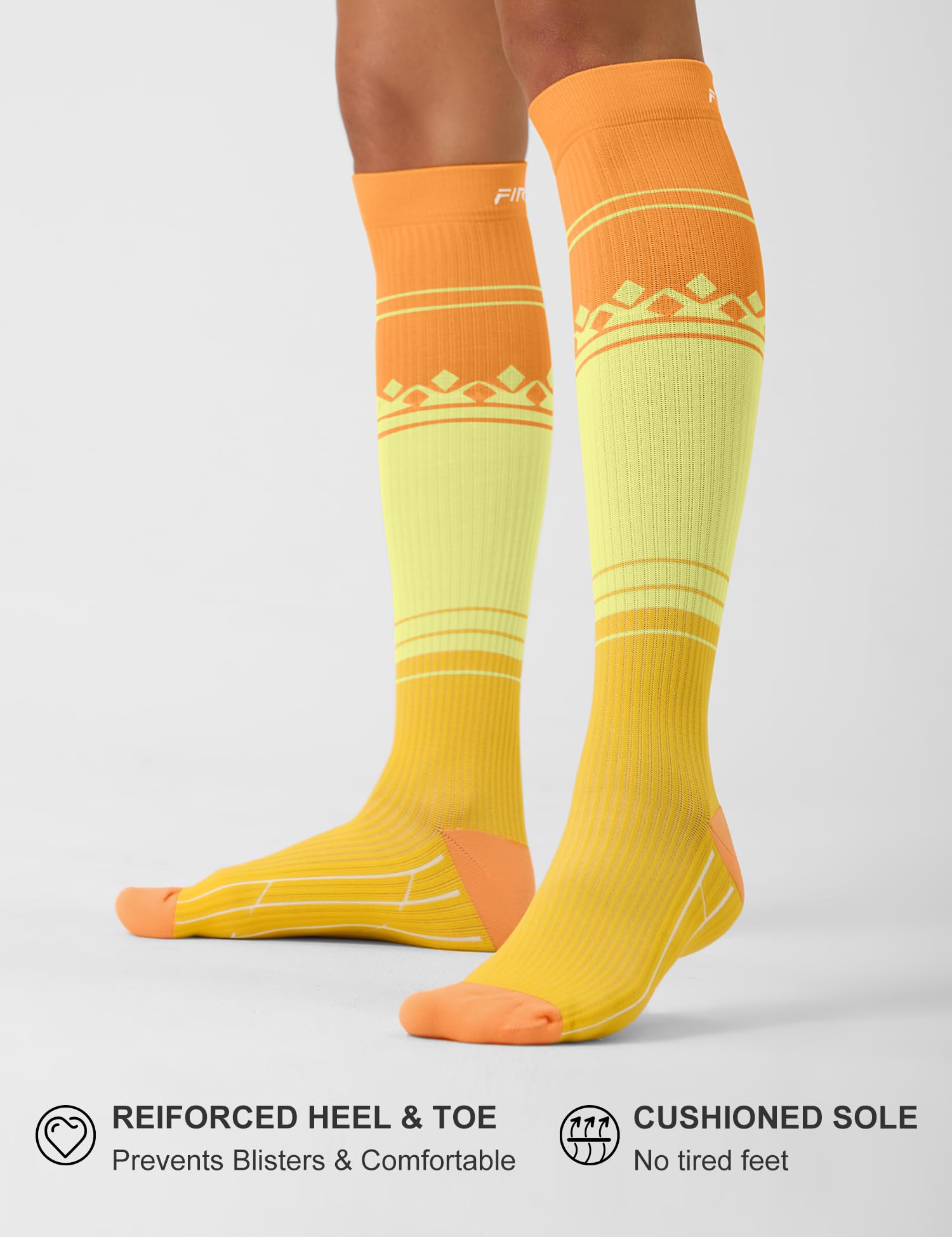 Compression Socks 20-30mmHg 3 Pairs Women Men Circulation Support