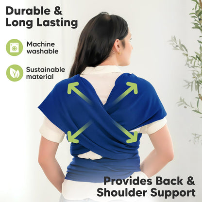 Baby Wrap Carrier Newborn to Toddler Hands-Free Infant Sling