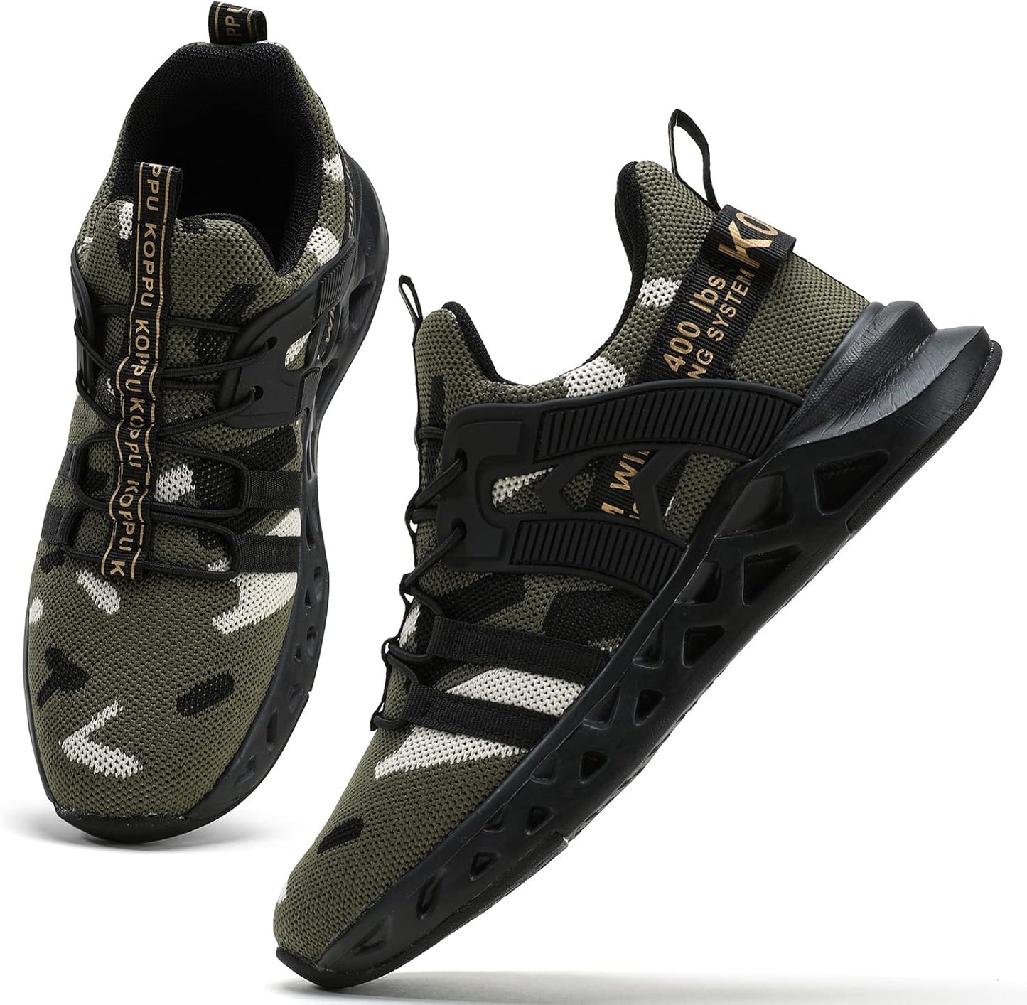 Avia Shoes Kids - Comfortable Sports Sneakers - School Athletic Shoes Camouflage-4