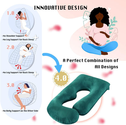 Full Body Pregnancy Pillow 57 Inch Maternity Support Pillow