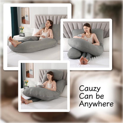 Full Body Pregnancy Pillow 57 Inch Maternity Support Pillow