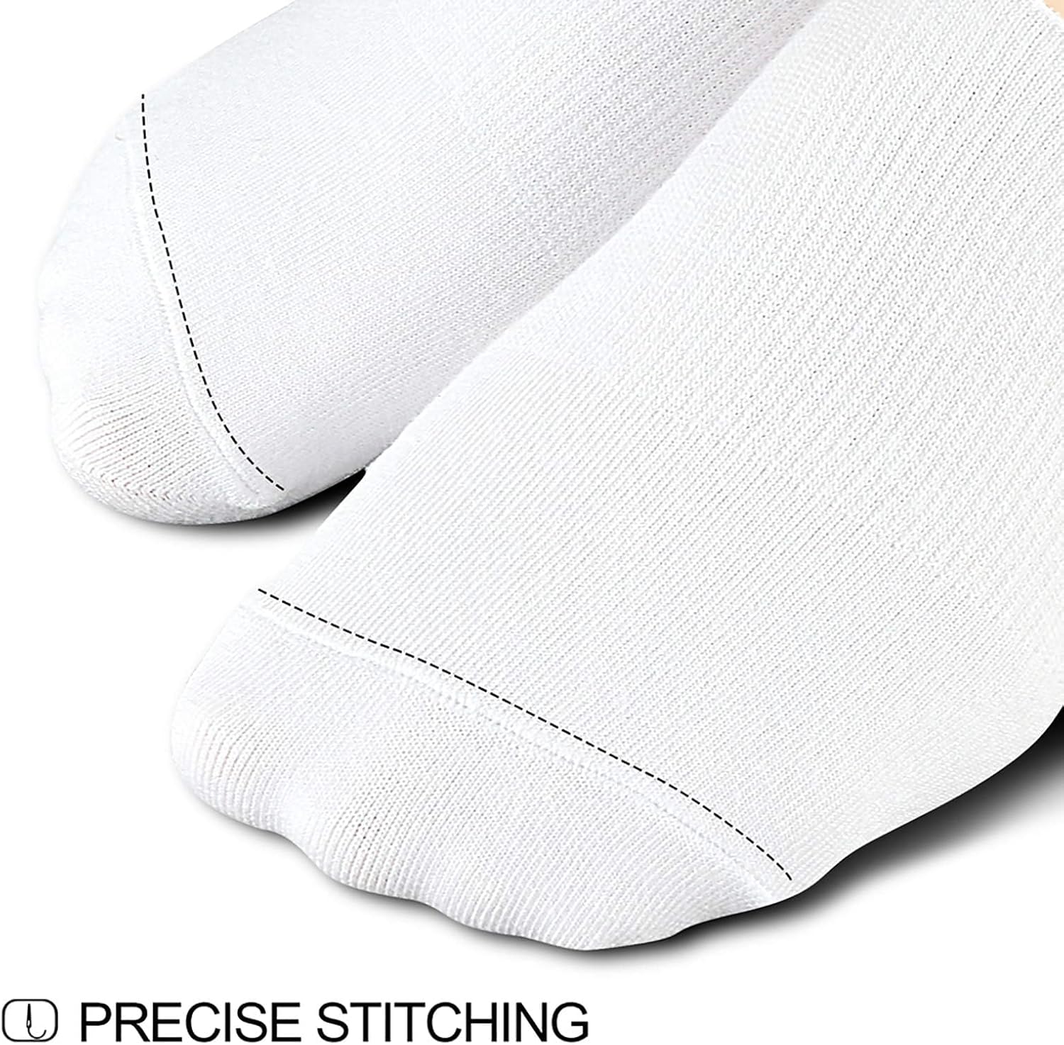 Women No Show Socks - Non Slip Low Cut Invisible Socks 4/8 Pairs