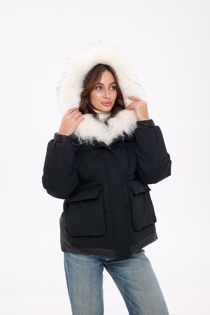 Genuine Fur Down Fill Parka