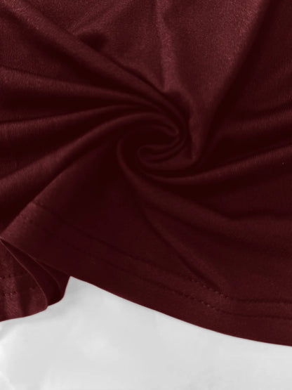 Boat Neck Long Sleeve Crop Top