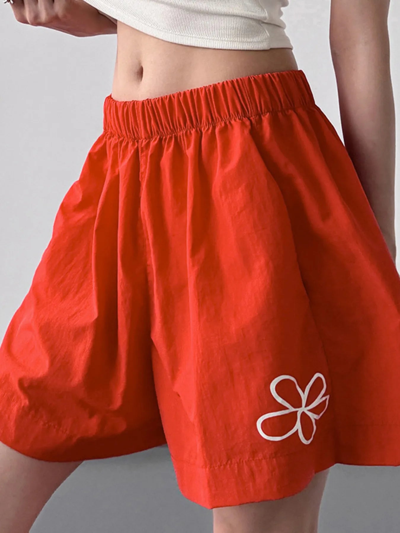 Elastic Waist Shorts