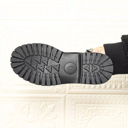 Lace-Up Platform Loafers