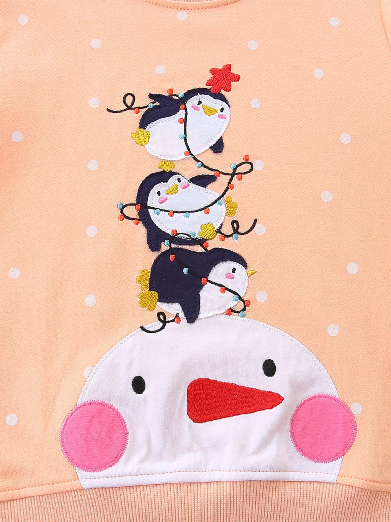 Children's Penguin Round Neck Sweatshirt