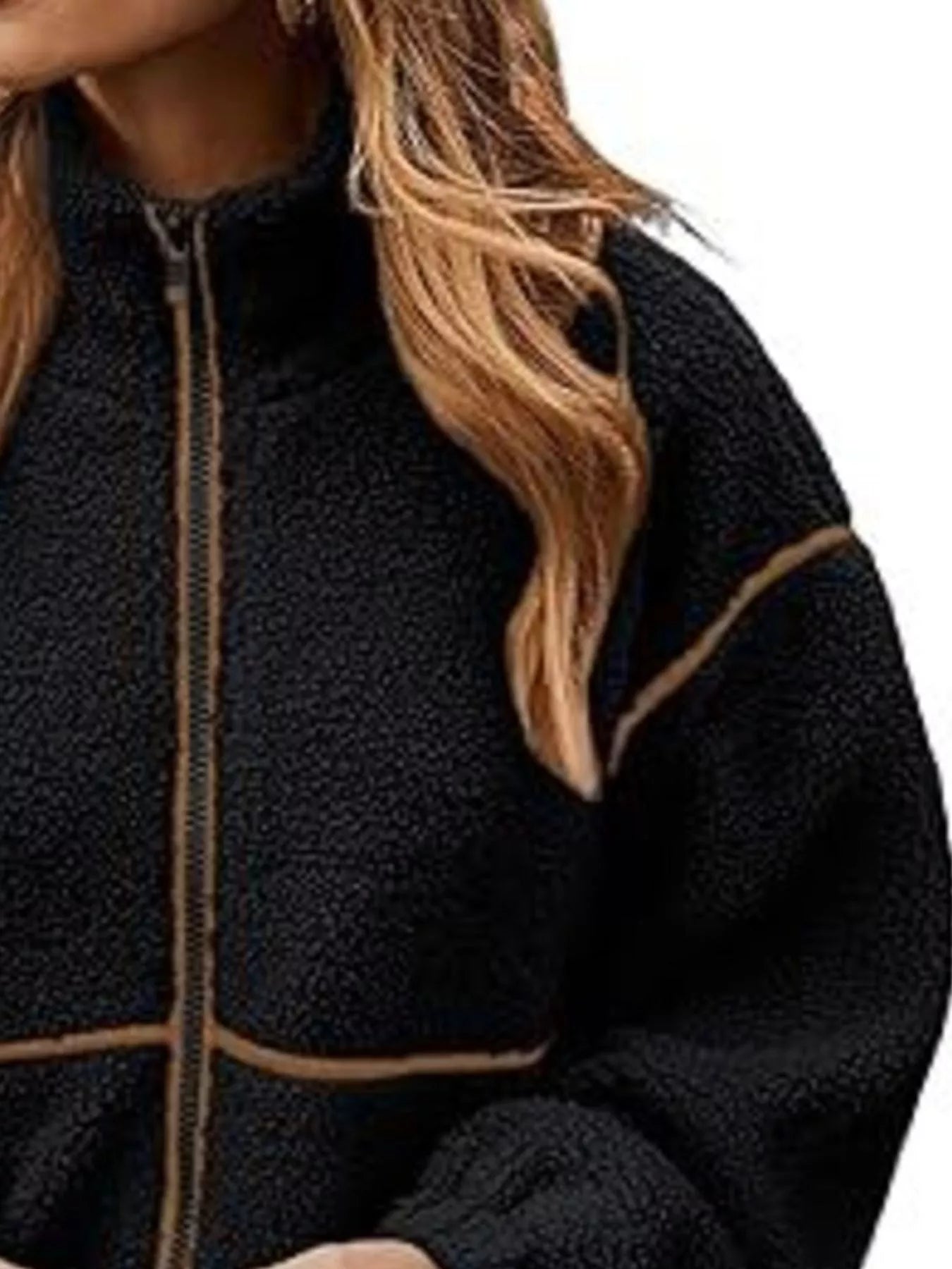Cozy Sherpa Fleece Zip-Up Jacket