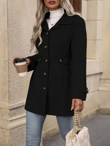 Button Up Long Sleeve Outerwear