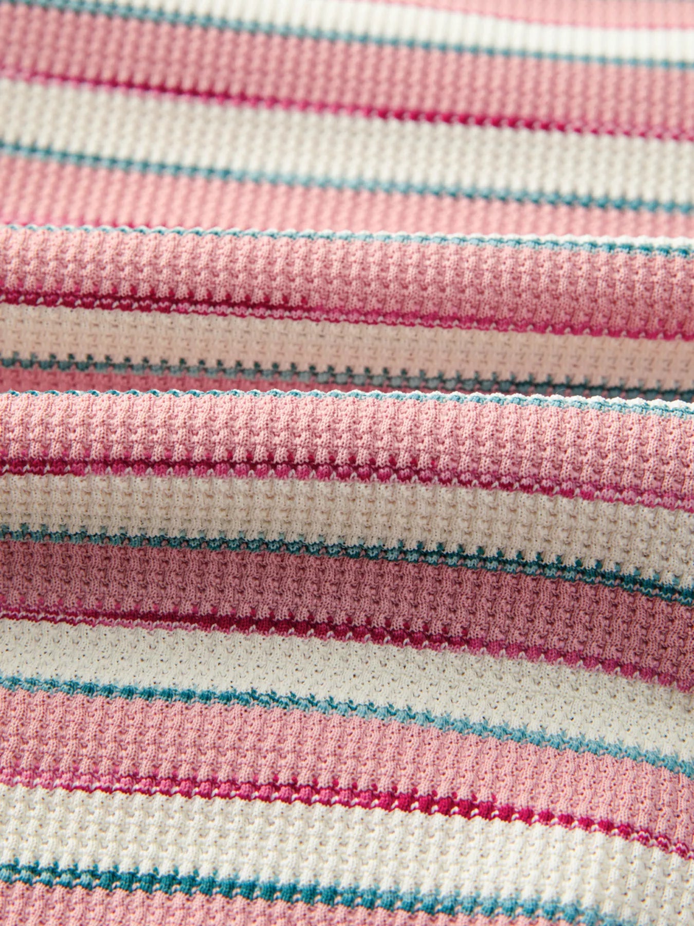 Stripe Stitched Detail Color Block Patchwork Oversized Top