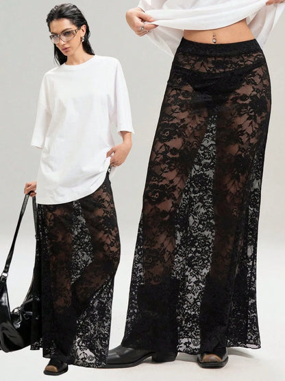 Lace Maxi Skirt