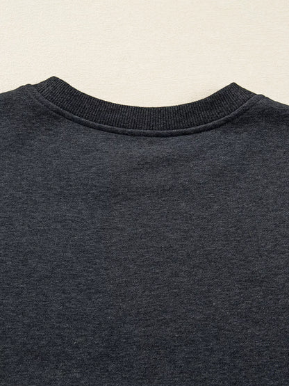 Cowboy Queen Card Drop Shoulder Graphic Sweatshirt