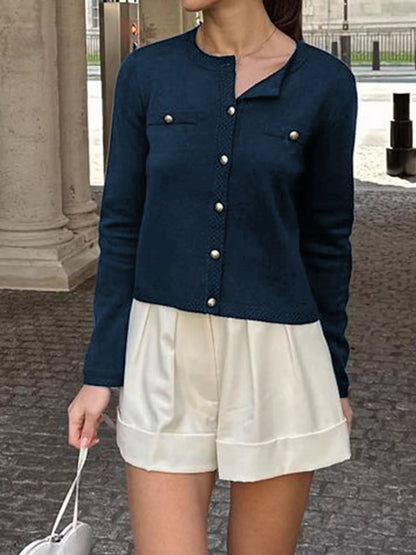 Button-Down Knit Cardigan