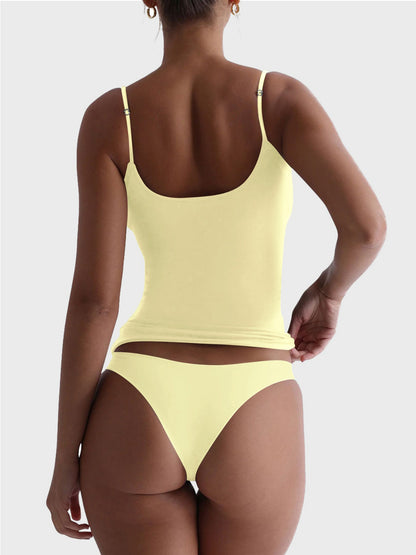 Lovelet Scoop Neck Cami Pastel Yellow