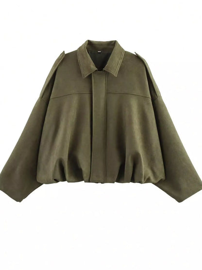 Zip Up Oversized Jacket