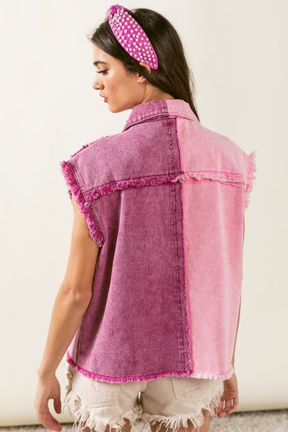 Patriotic Pearl & Rhinestone Vest for Women