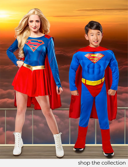 Supergirl Costume Dress - TV Show Inspired Women's Superhero Outfit