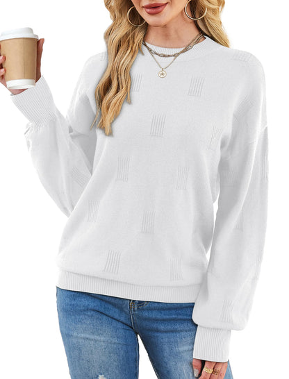 Women's Turtleneck Sweaters - Knit Pullover Long Sleeve Fall Fashion Top