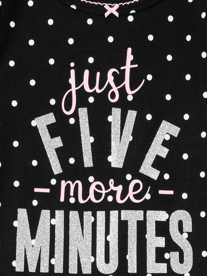 Girls Cotton Pajama Set 6-Piece - Snug Fit PJ Pack for Babies Toddlers