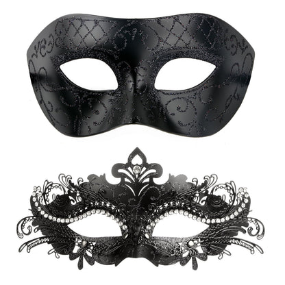 Masquerade Masks - Elegant Mardi Gras Party Masks - Premium Decorative Masks for Women and Men