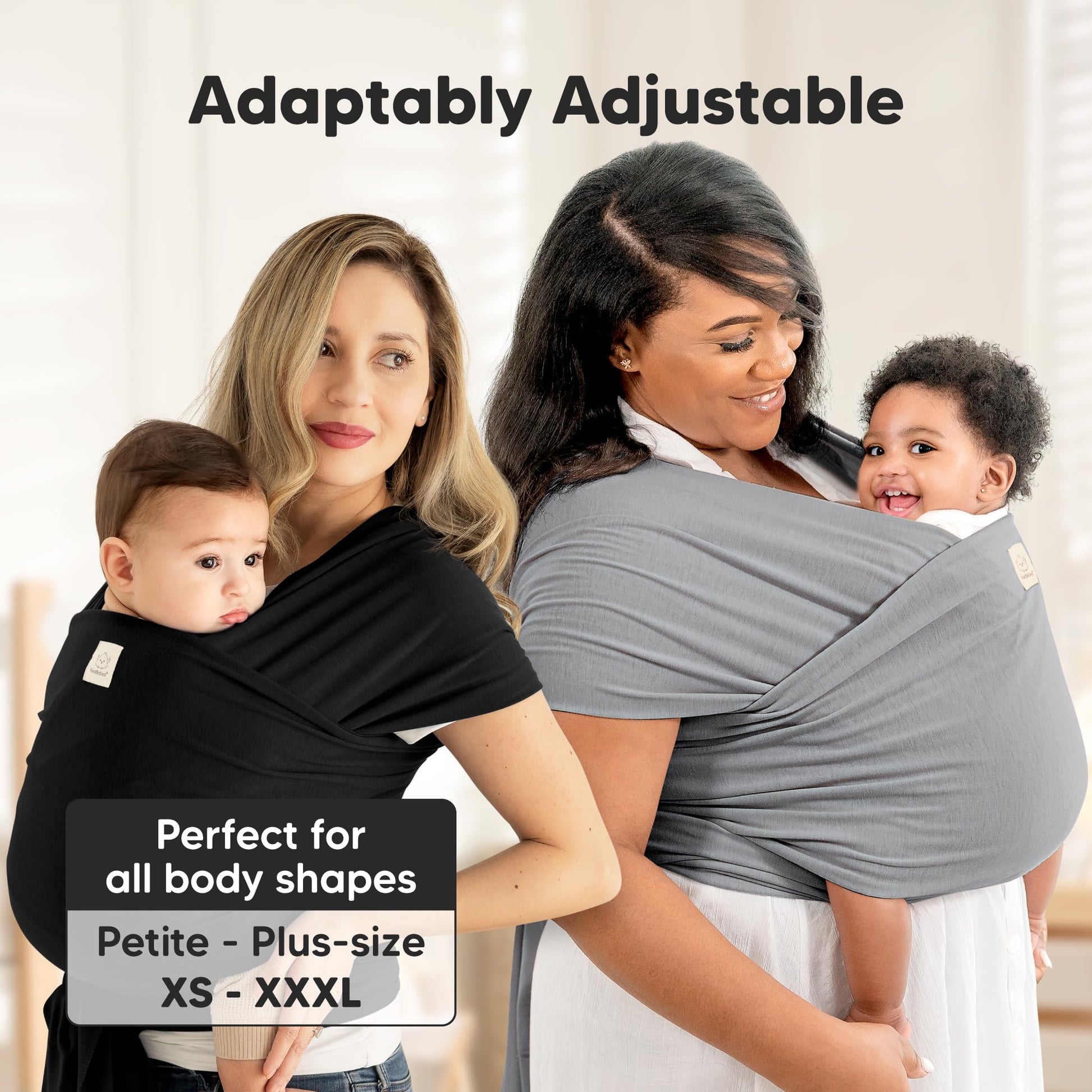 Baby Wrap Carrier Newborn to Toddler Hands-Free Infant Sling