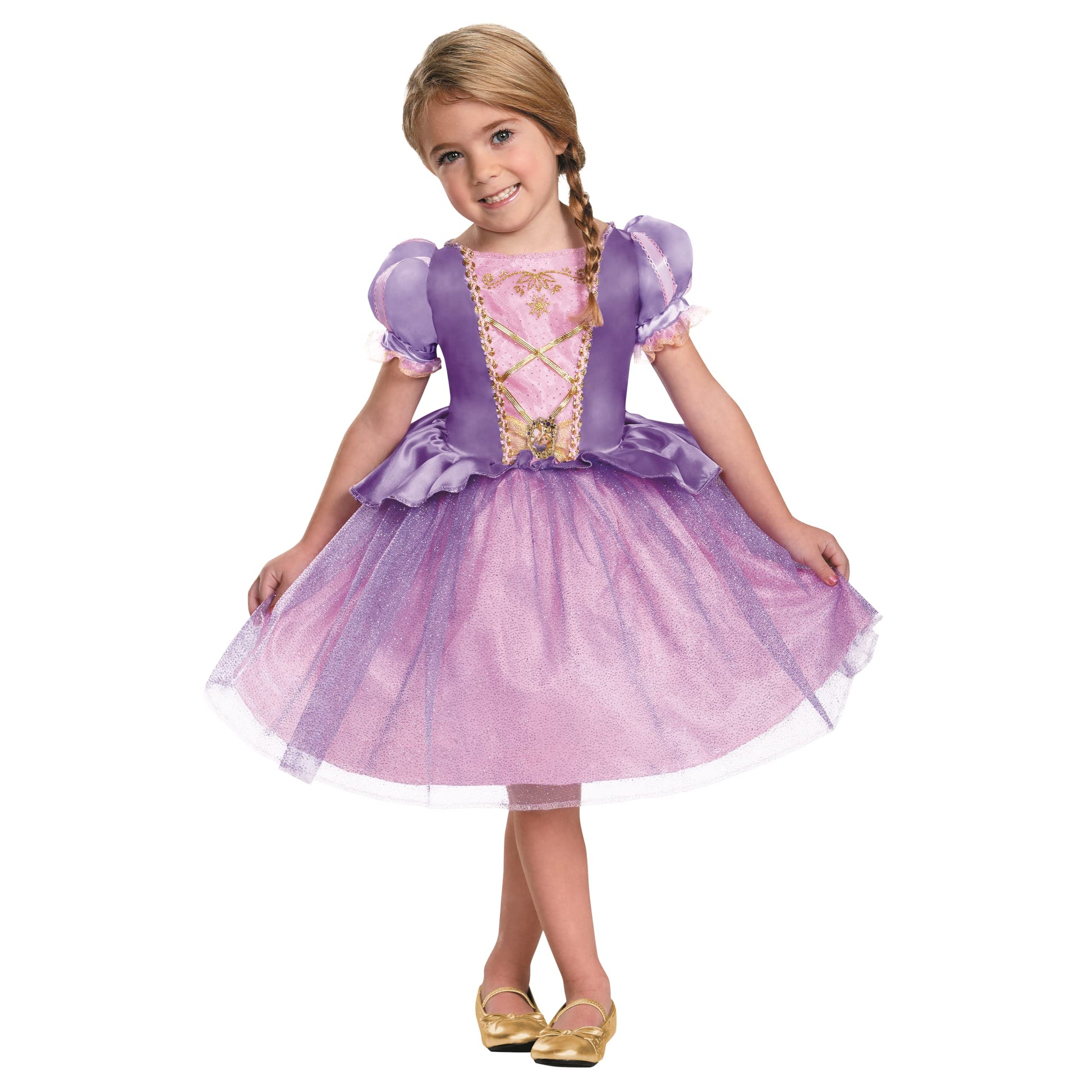 Princess Rapunzel Costume Toddler Girls - Tangled Dress Up Halloween Outfit