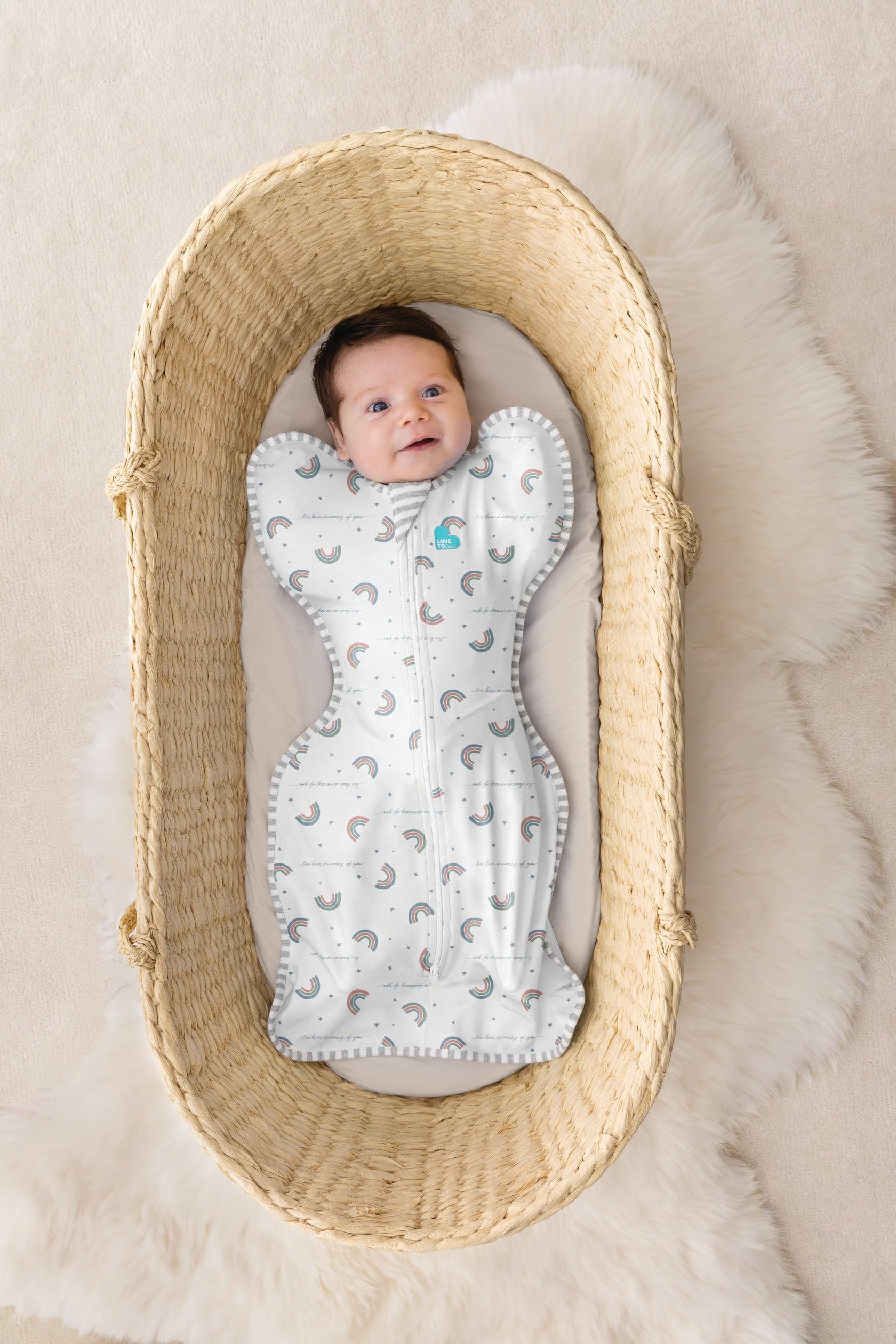 Baby Swaddle Sleep Sack Arms Up Newborn 8-13lbs Self-Soothing Swaddle