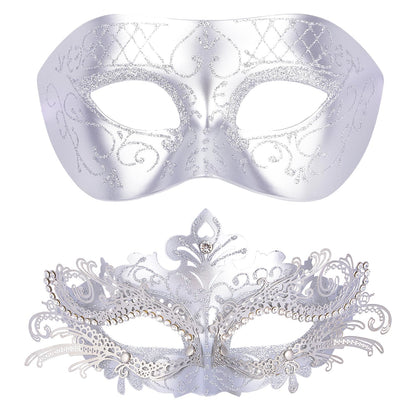 Masquerade Masks - Elegant Mardi Gras Party Masks - Premium Decorative Masks for Women and Men