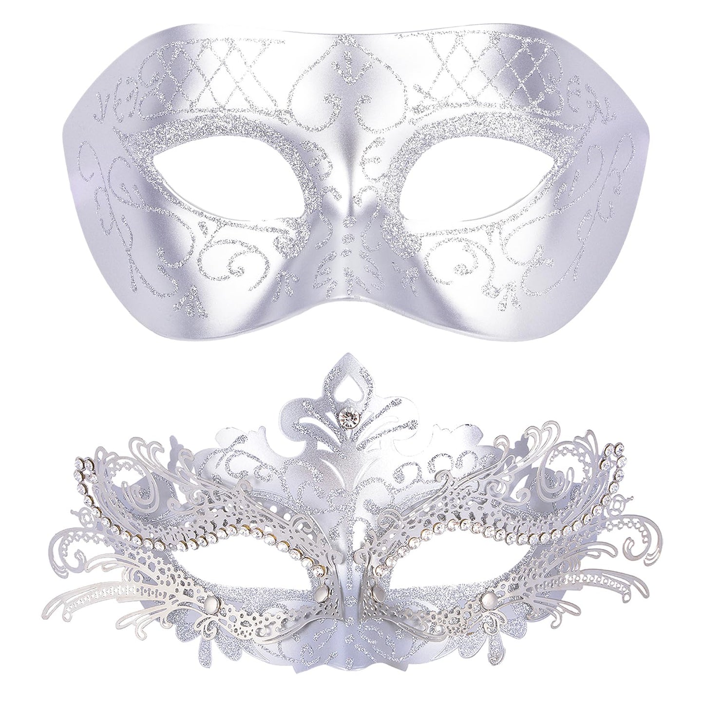 Masquerade Masks - Elegant Mardi Gras Party Masks - Premium Decorative Masks for Women and Men