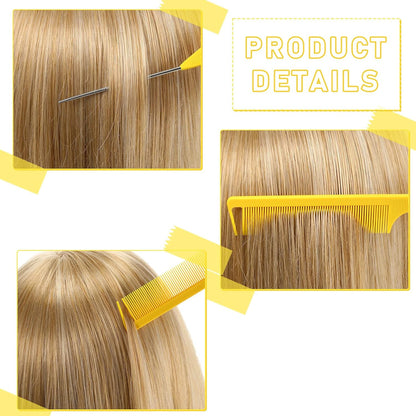 Hair Brush Set 12 Pieces Double Sided Edge Brush Teasing Combs Styling Kit