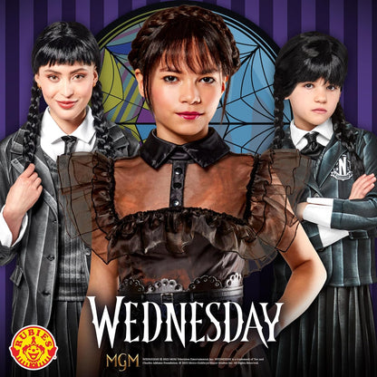 Wednesday Rave Dance Costume Dress Women - Gothic Party Halloween Outfit