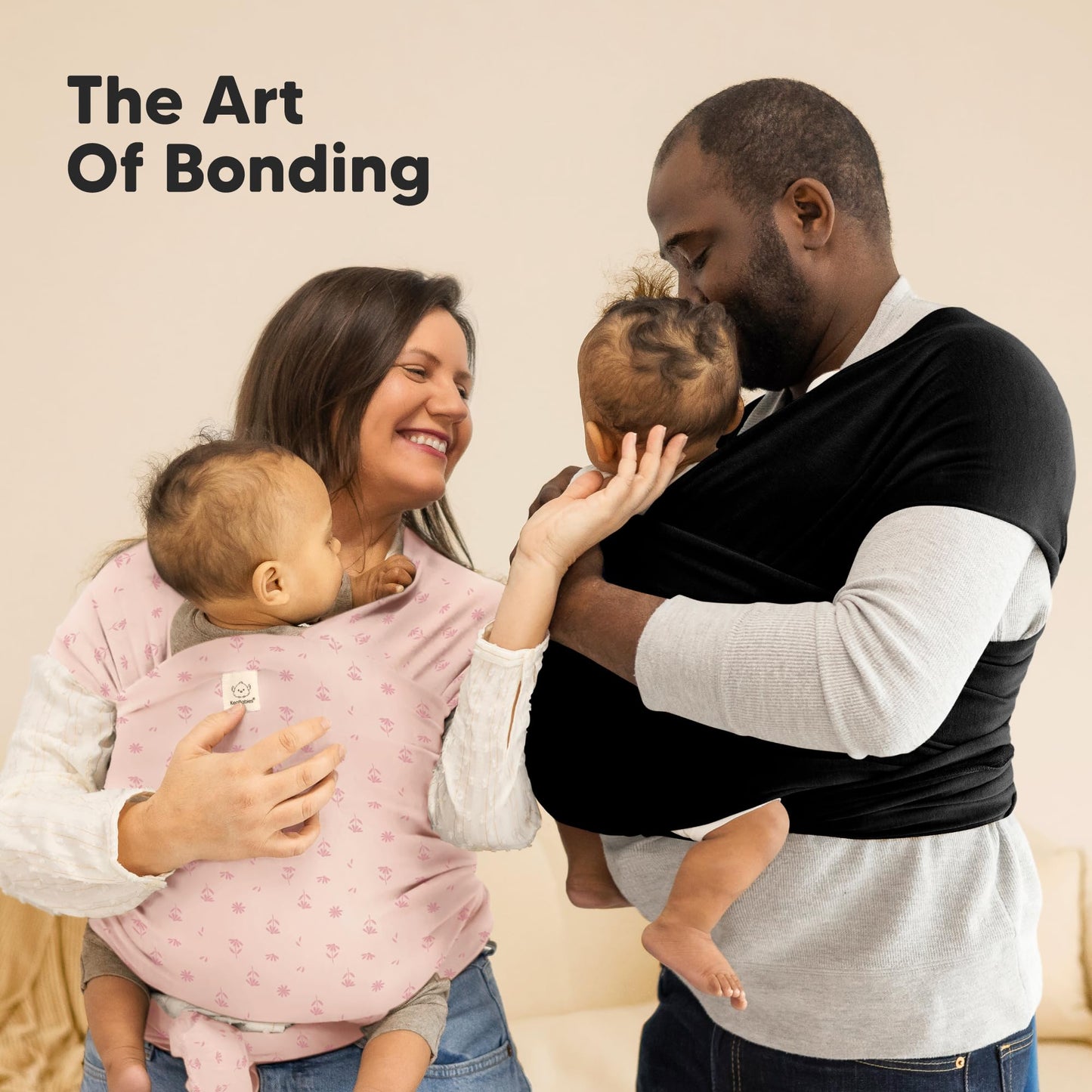 Baby Wrap Carrier Newborn to Toddler Hands-Free Infant Sling