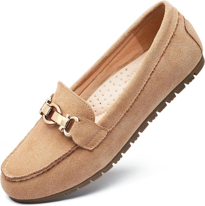 Women Loafers - Comfortable Slip On Business Casual Penny Loafers