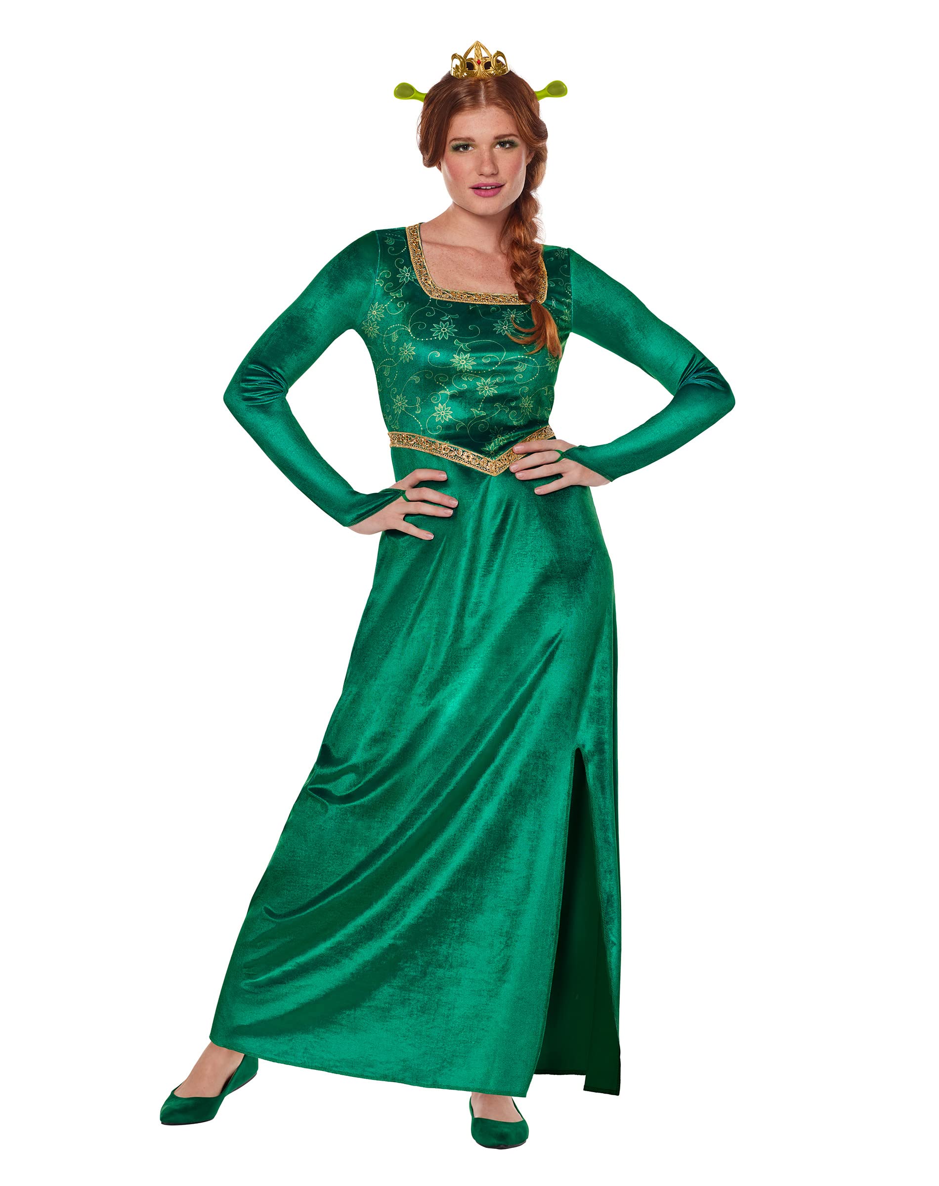 Princess Fiona Costume Adult Women Dress - Fairy Tale Halloween Outfit
