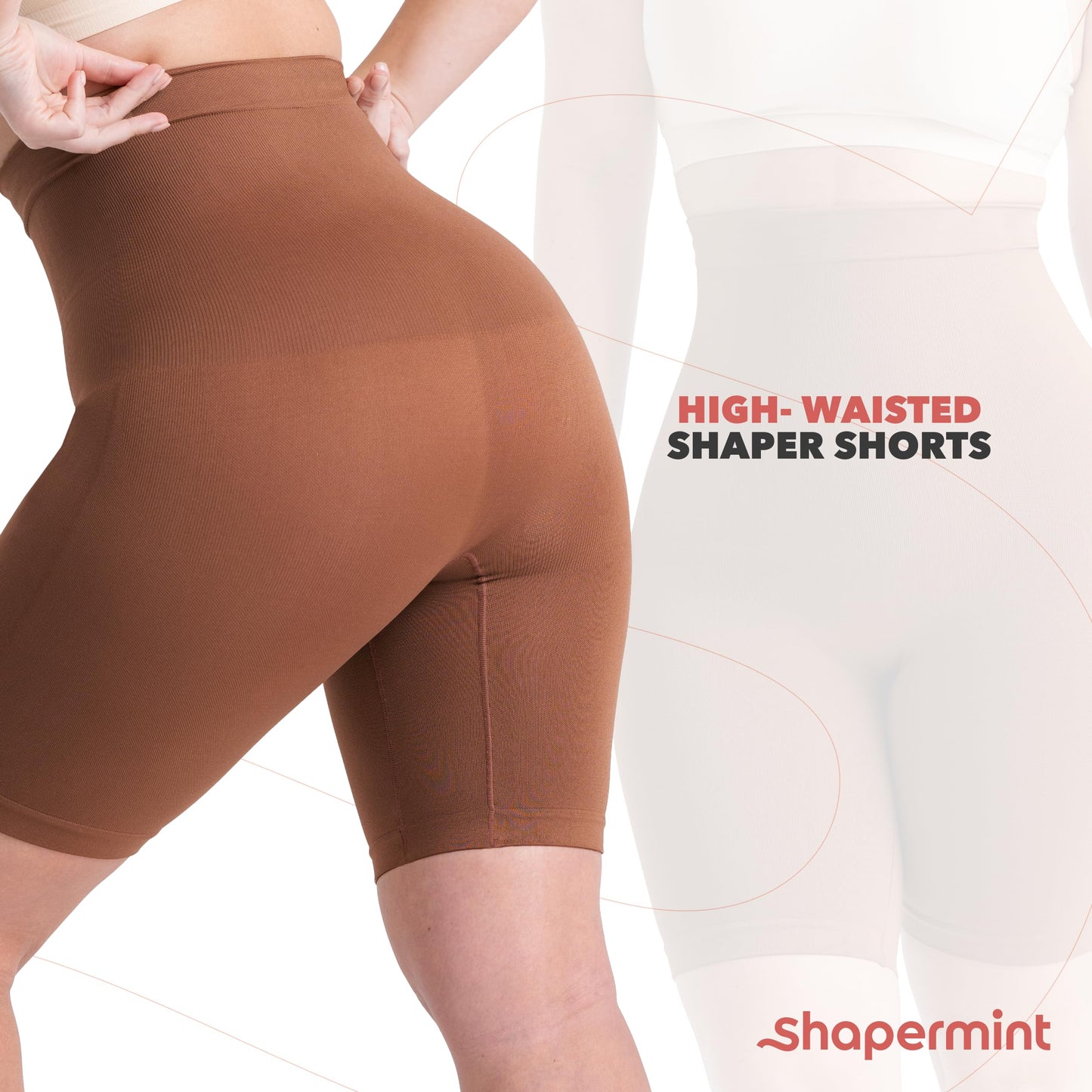 High Waisted Shapewear Women Tummy Control Shorts Body Shaper Underwear