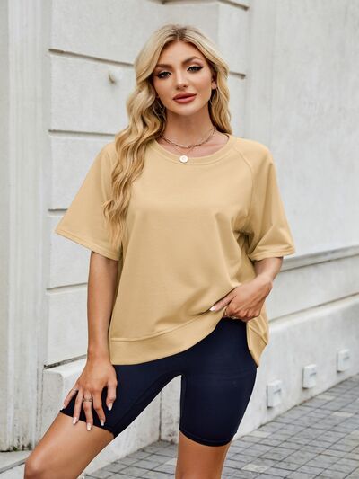 Round Neck Short Sleeve T-Shirt