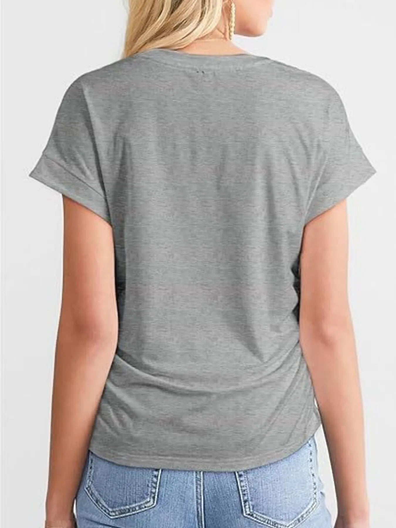 Round Neck Short Sleeve T-Shirt