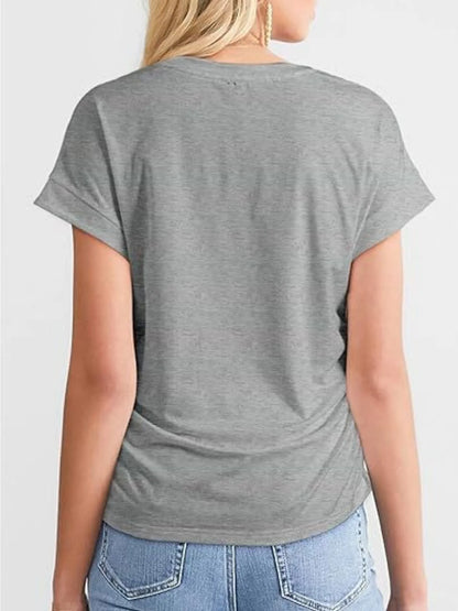 Round Neck Short Sleeve T-Shirt