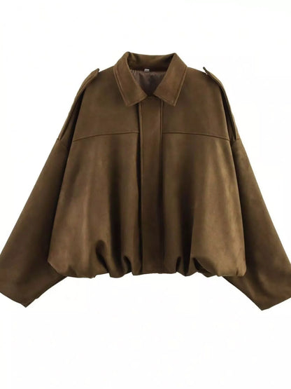 Zip Up Oversized Jacket